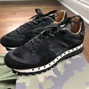 Black Valentino Rockstud Sneakers - BRAND NEW - 38